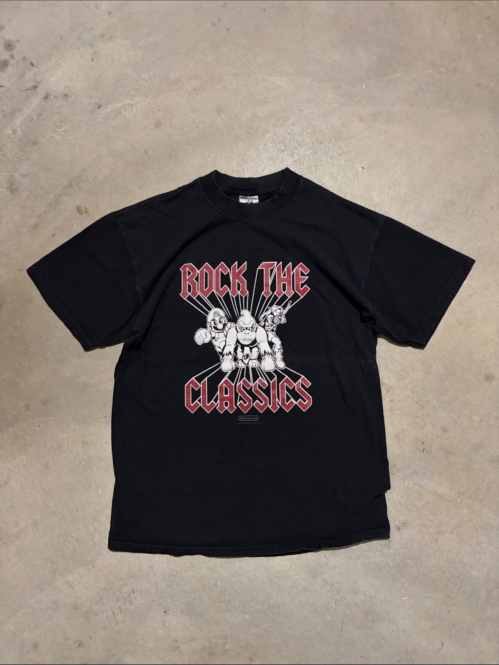 Vintage Y2K Rock The Classics Nintendo Short Sleeve Shirt